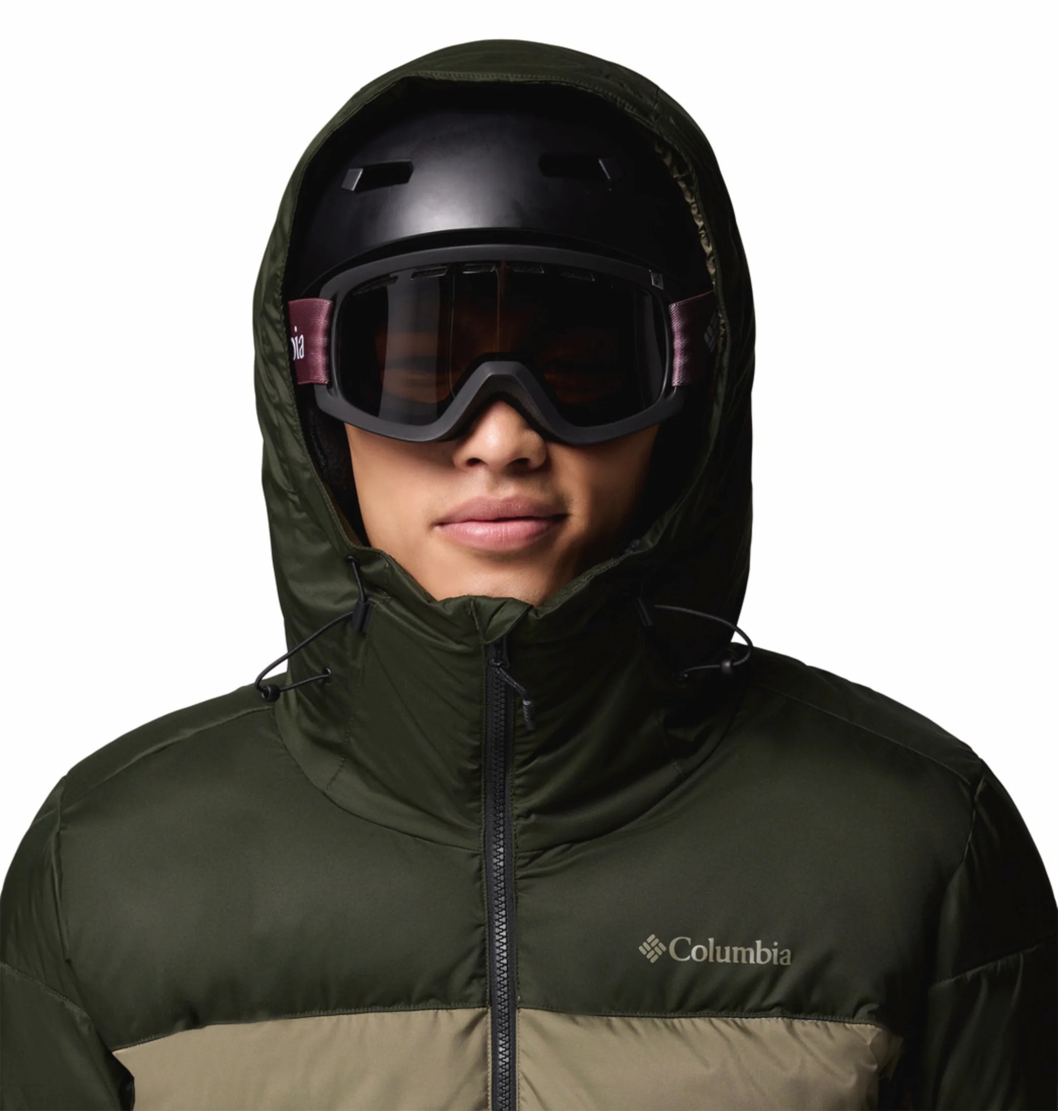 Columbia Men Green OmniHeat Reflective Slope Style Down Jacket - Image 10