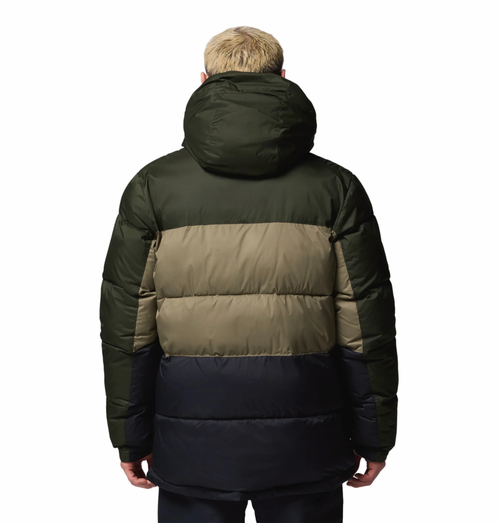 Columbia Men Green OmniHeat Reflective Slope Style Down Jacket - Image 4