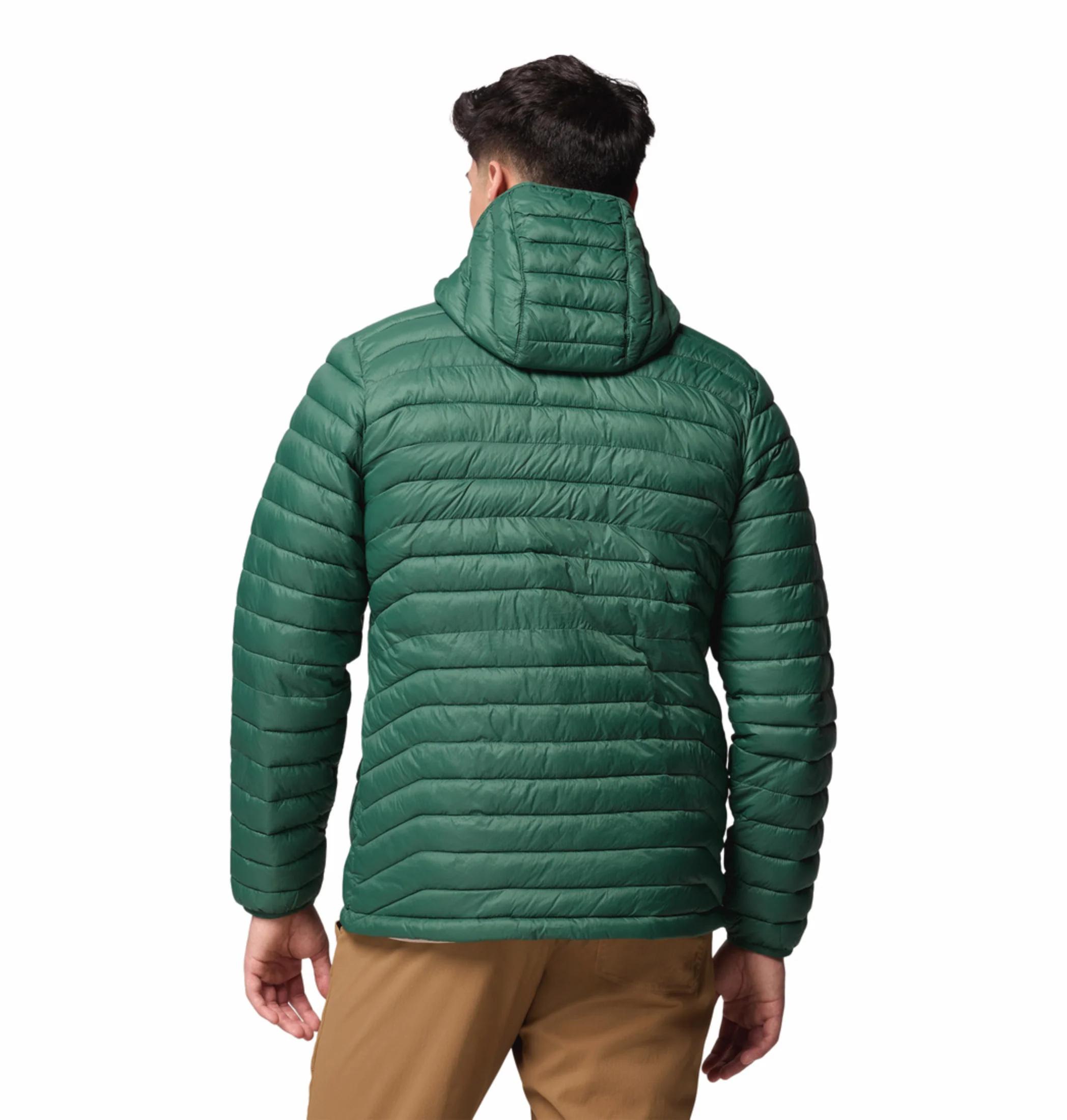 Columbia Men Green OmniShield Powder Pass Down Jacket - Image 4