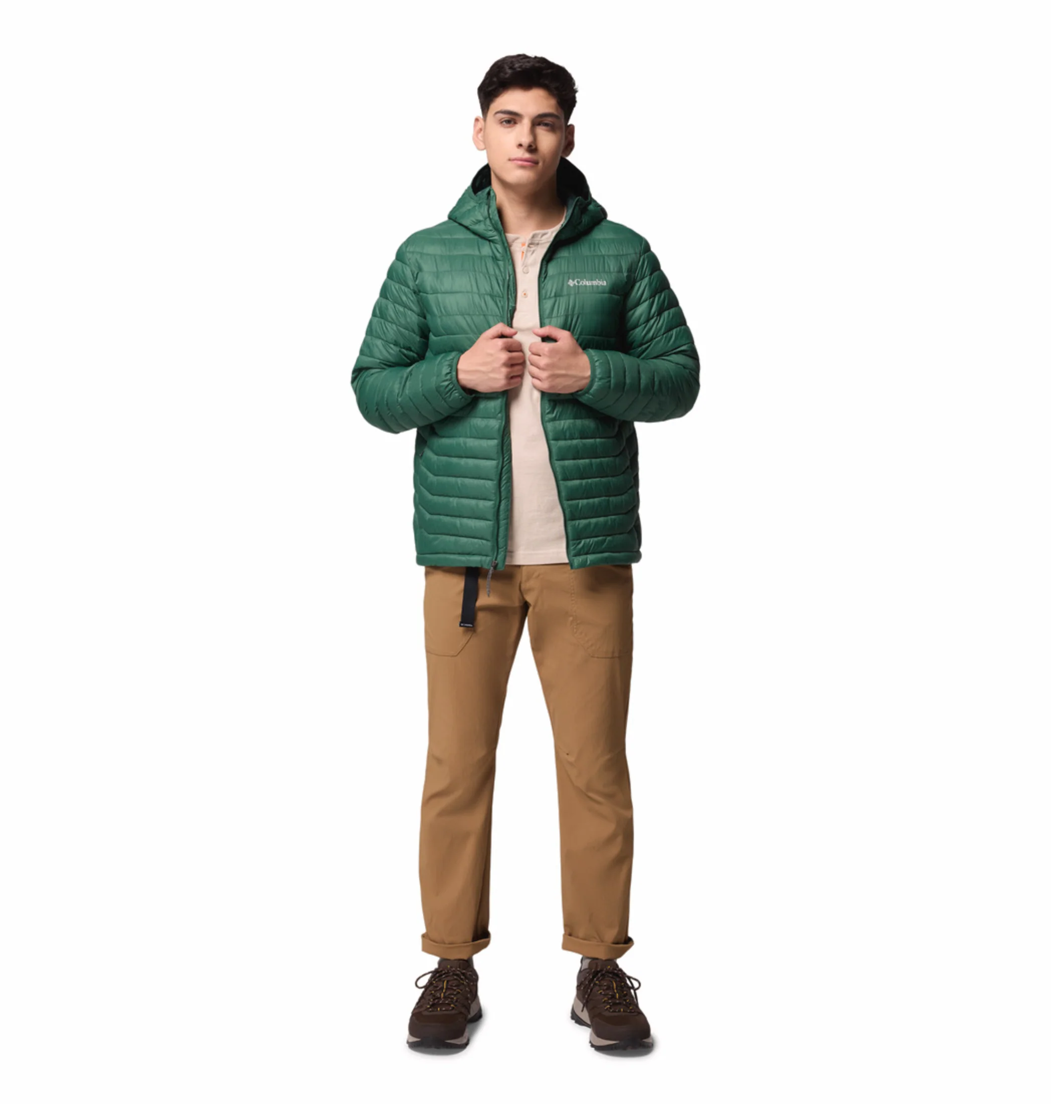 Columbia Men Green OmniShield Powder Pass Down Jacket - Image 6