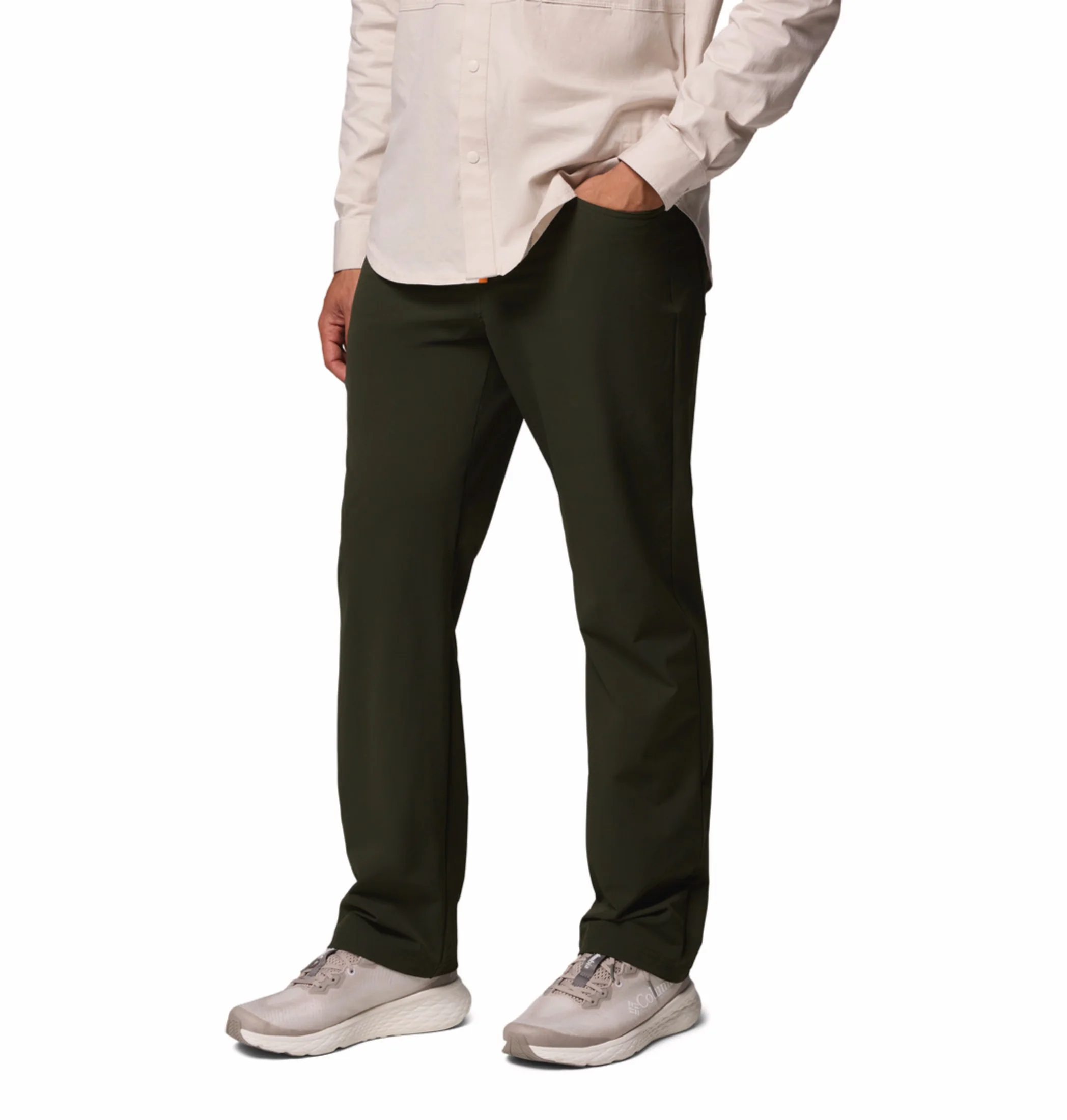 Columbia Men Green OmniShield ROC Tech 5 Pocket Pant - Image 5