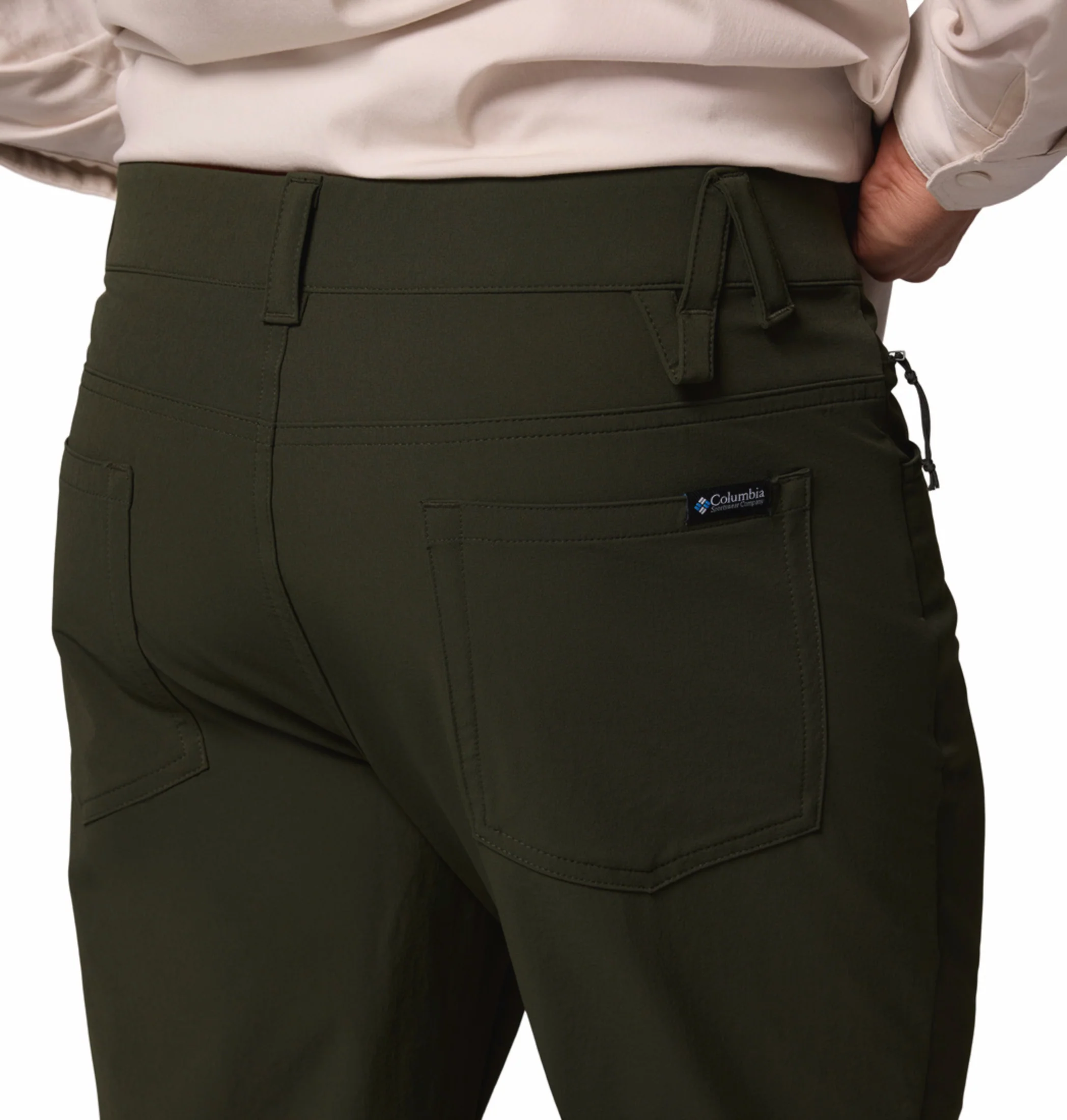 Columbia Men Green OmniShield ROC Tech 5 Pocket Pant - Image 9