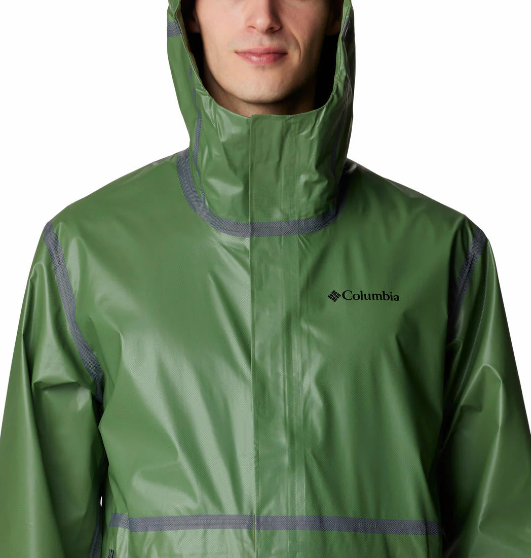 Columbia Men Green OutDry Extreme HikeLite Shell - Image 5