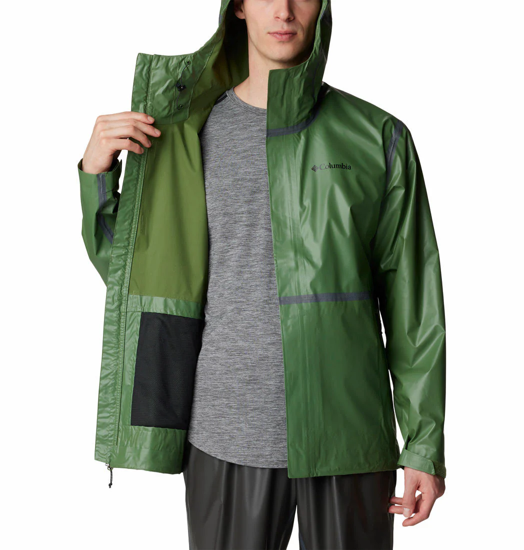Columbia Men Green OutDry Extreme HikeLite Shell - Image 8