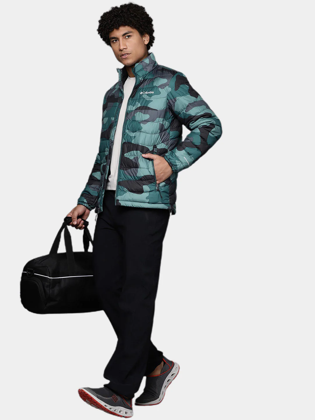 Columbia Men Blue Powder Lite Jacket - Image 10