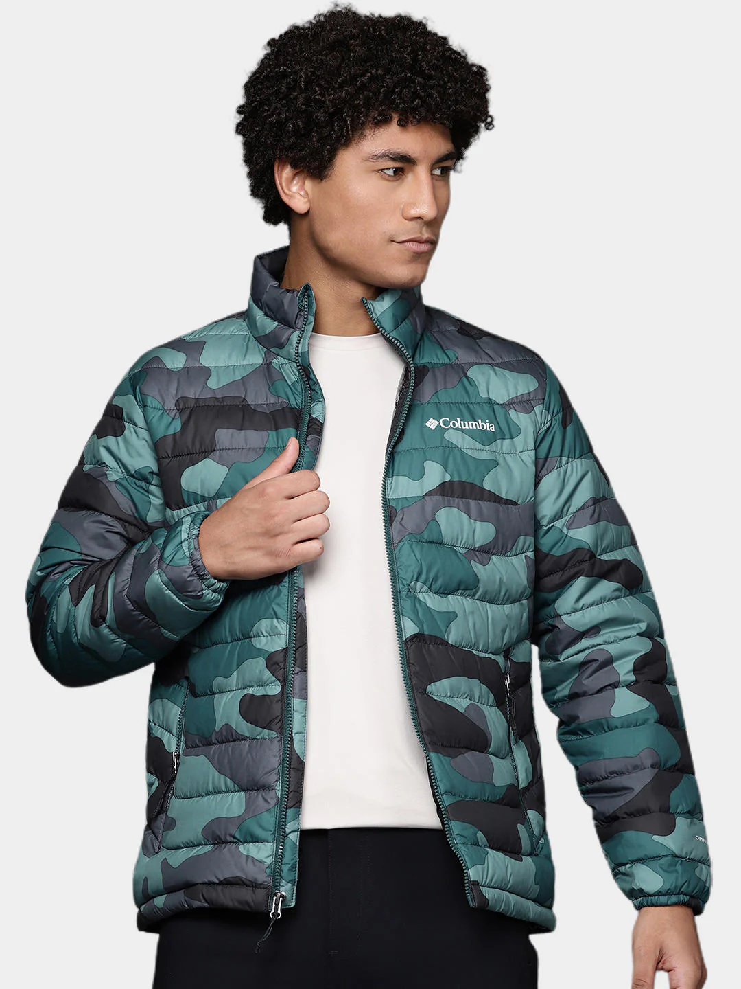 Columbia Men Blue Powder Lite Jacket - Image 11
