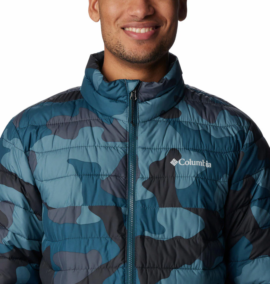 Columbia Men Blue Powder Lite Jacket - Image 3