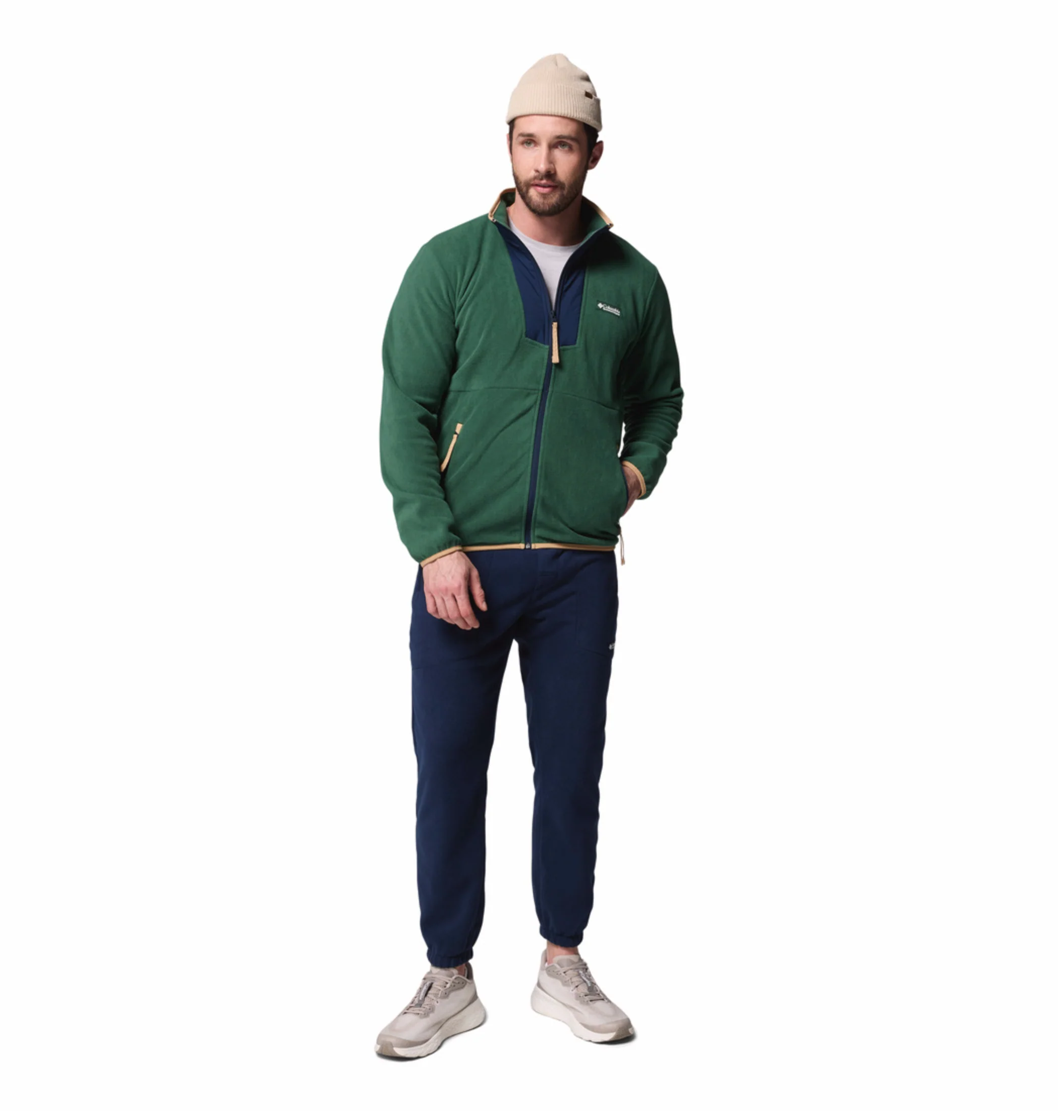 Columbia Men Green Sequoia Grove Fleece Jacket - Image 10