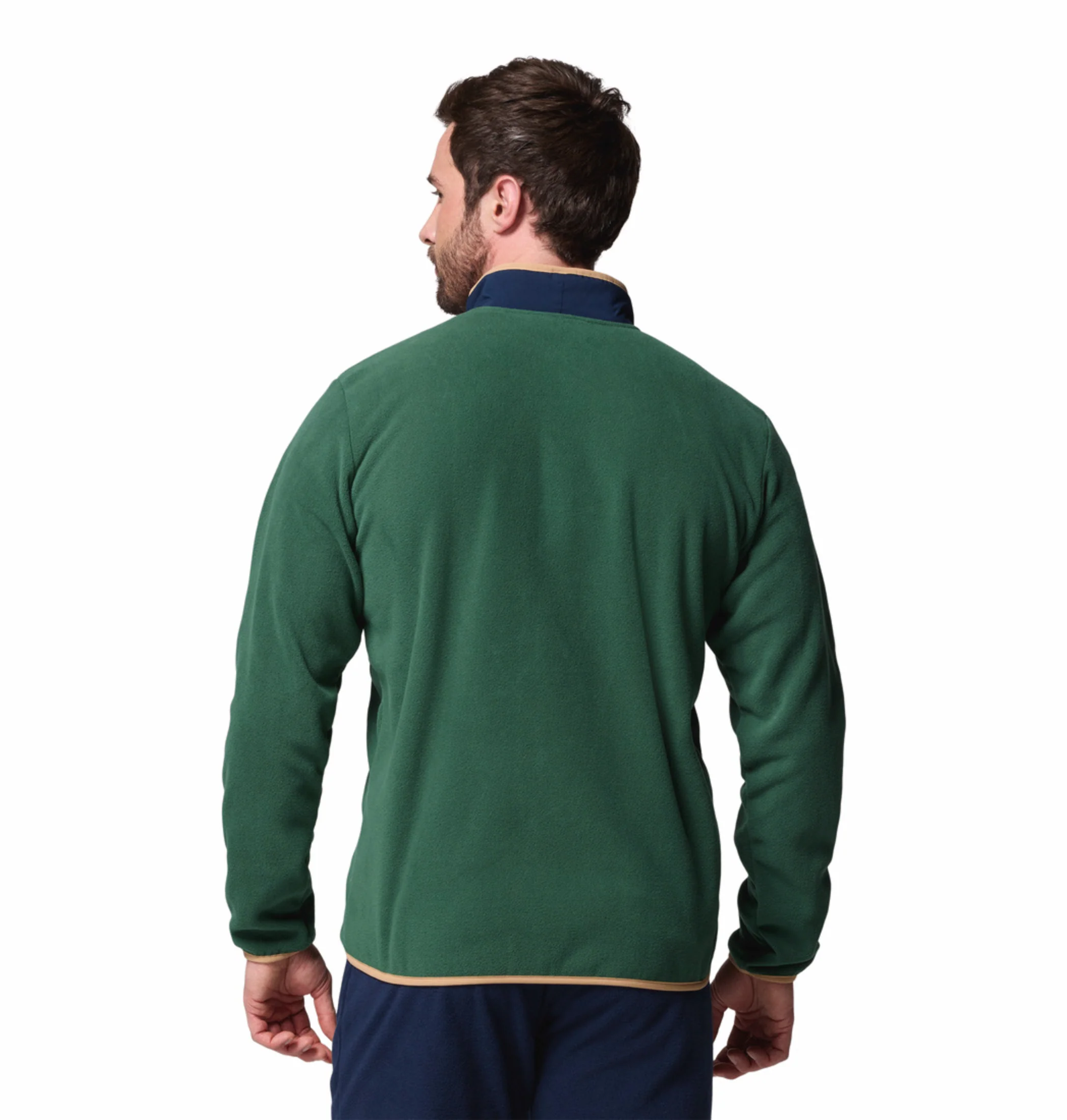 Columbia Men Green Sequoia Grove Fleece Jacket - Image 4