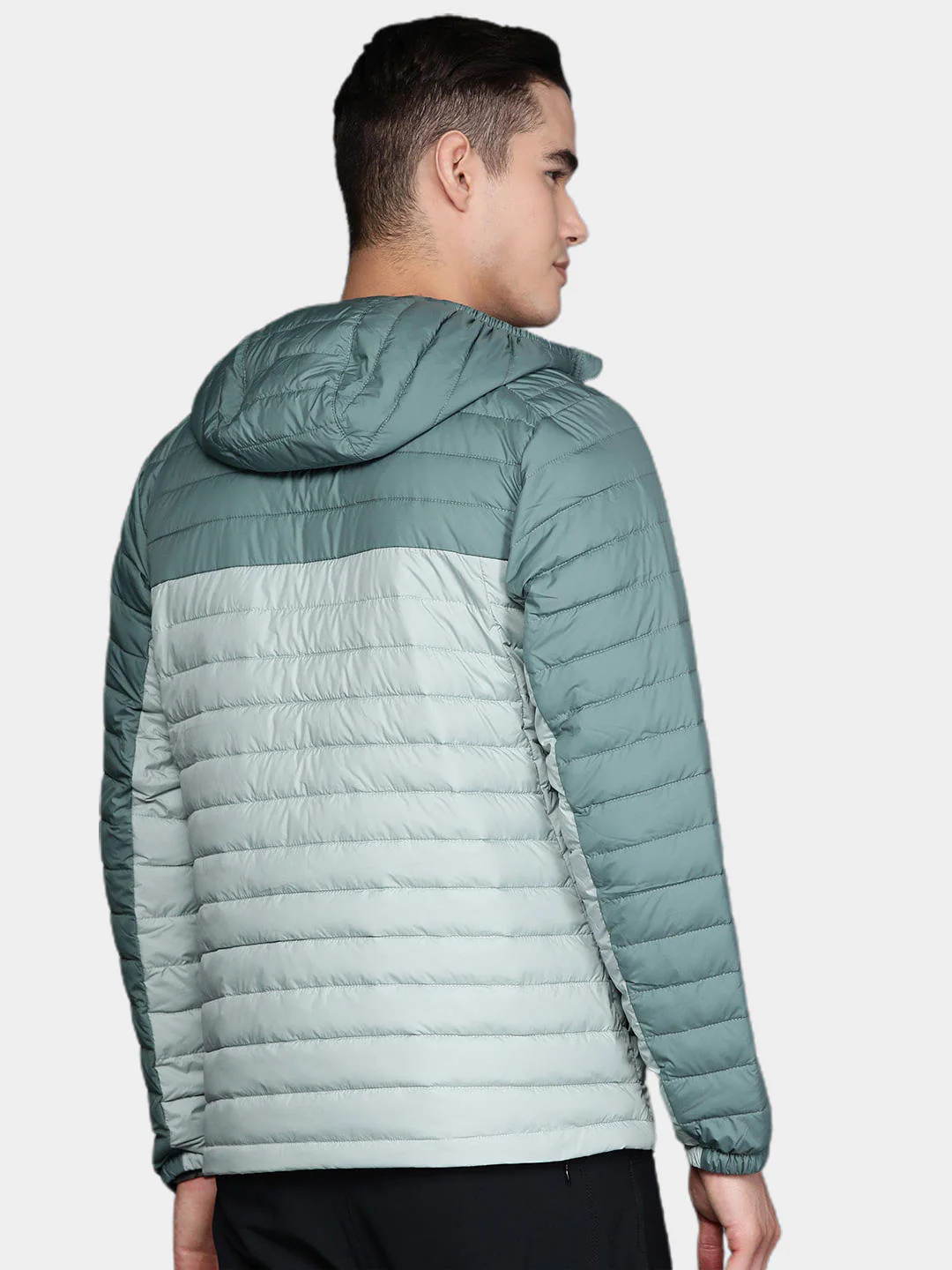 Columbia Men Green Silver Falls Hooded Jacket - Image 13