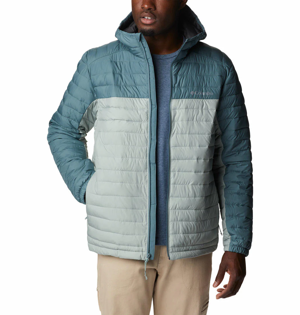 Columbia Men Green Silver Falls Hooded Jacket - Image 5