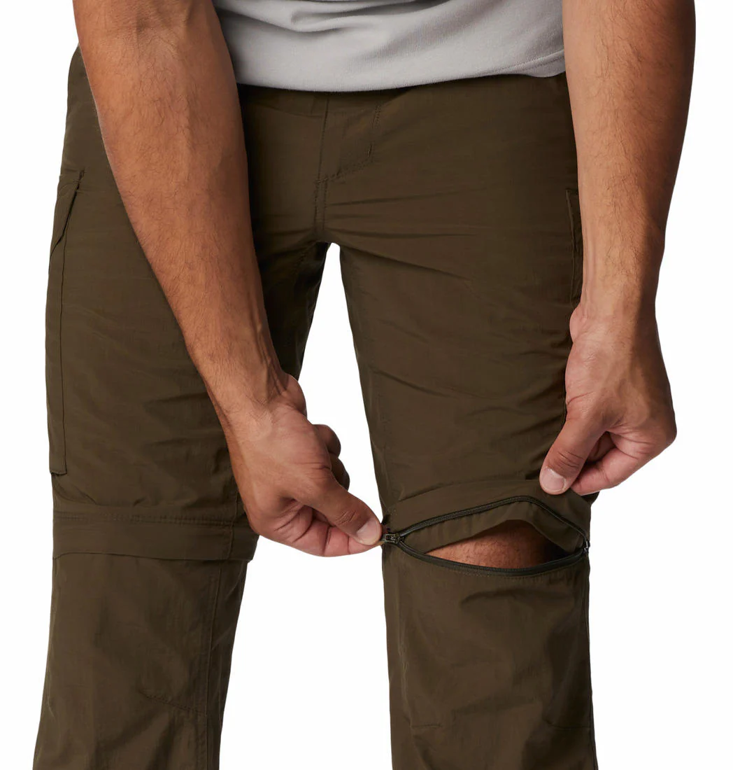 Columbia Men Olive Silver Ridge Convertible Pant (Sun Protection) - Image 4