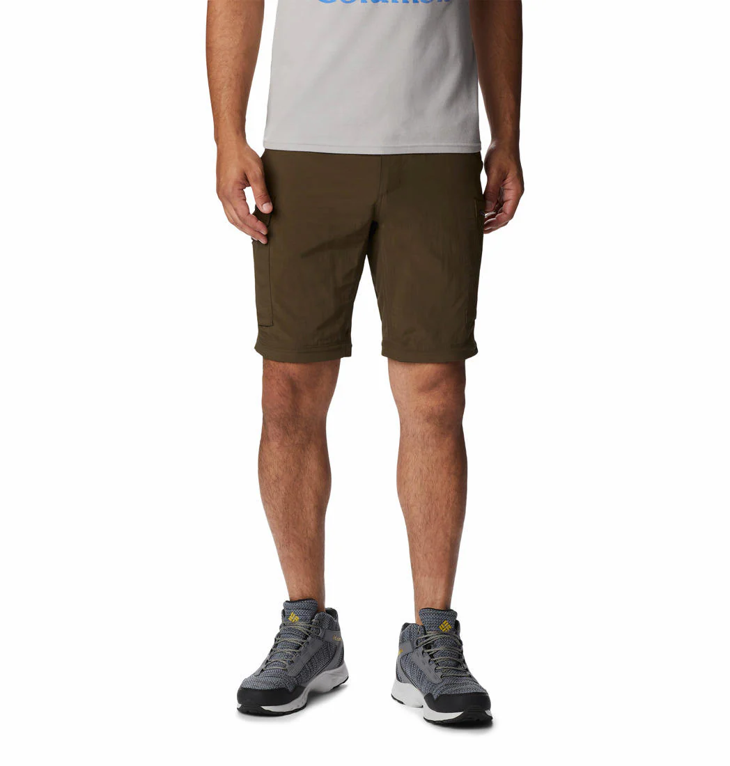 Columbia Men Olive Silver Ridge Convertible Pant (Sun Protection) - Image 5