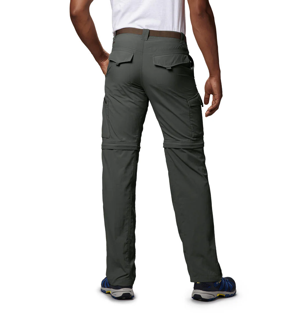 Columbia Men Green Silver Ridge Convertible Pant (Sun Protection) - Image 2