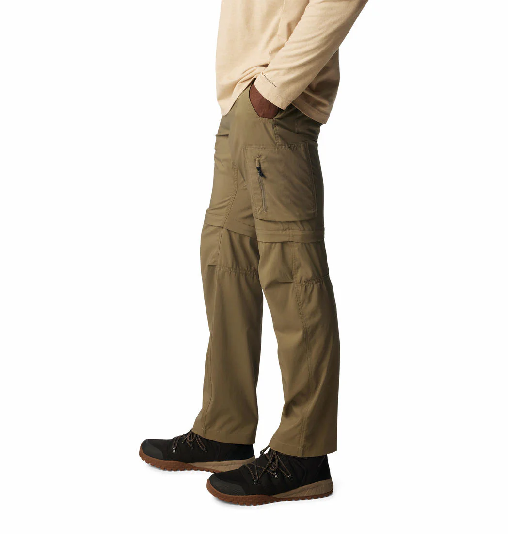 Columbia Men Green Silver Ridge Utility Convertible Pant (Sun Protection) - Image 4