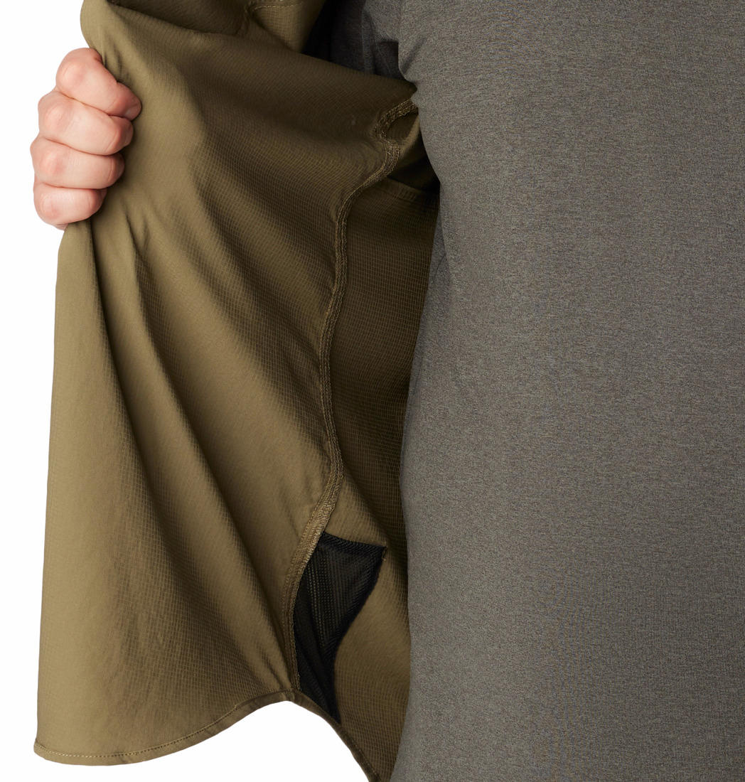 Columbia Men Green Silver Ridge Utility Lite Long Sleeve (Sun Protection) - Image 8