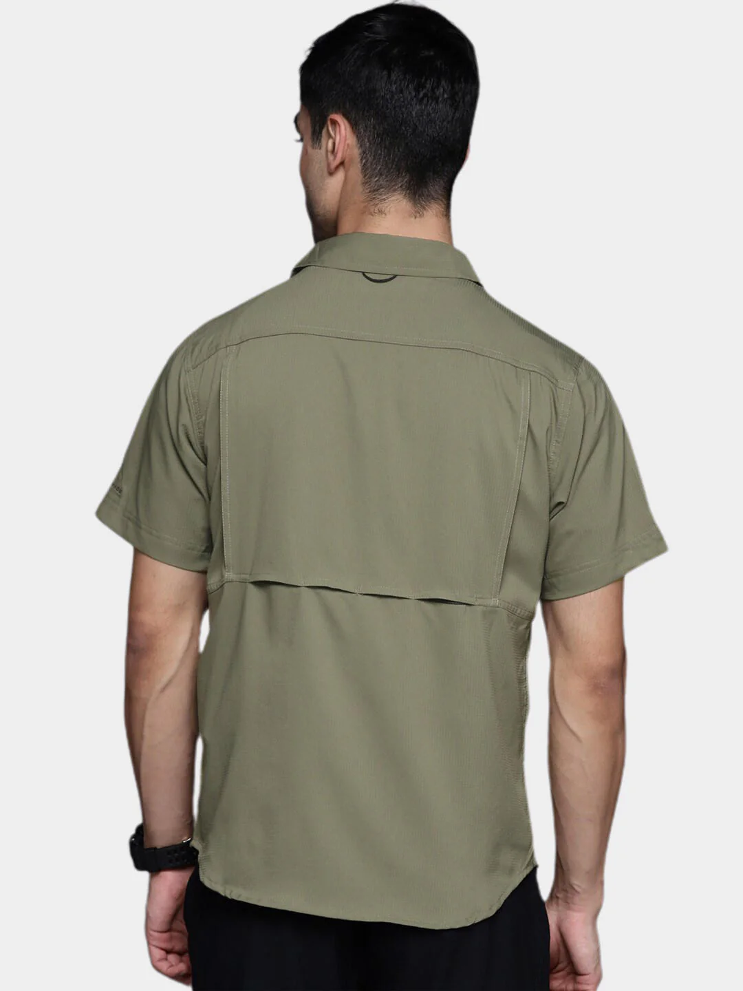 Columbia Men Green Silver Ridge Utility Lite Short Sleeve (Sun Protection) - Image 10