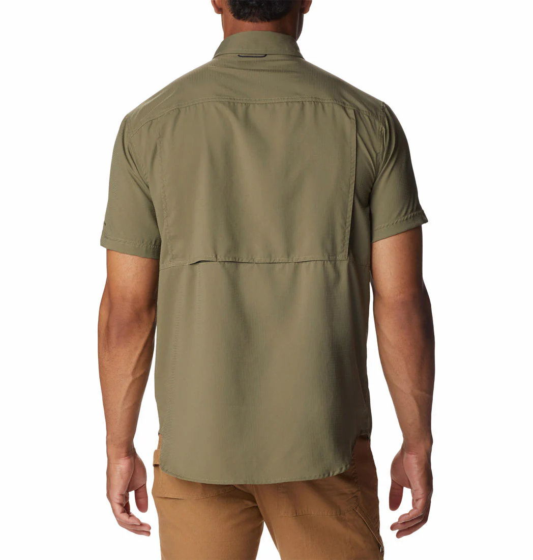 Columbia Men Green Silver Ridge Utility Lite Short Sleeve (Sun Protection) - Image 5