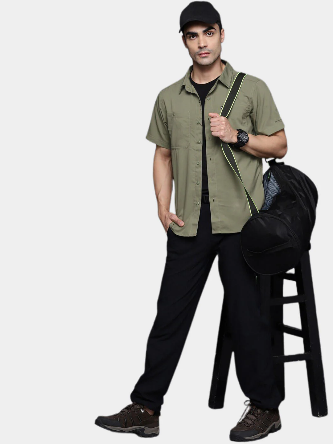 Columbia Men Green Silver Ridge Utility Lite Short Sleeve (Sun Protection) - Image 9