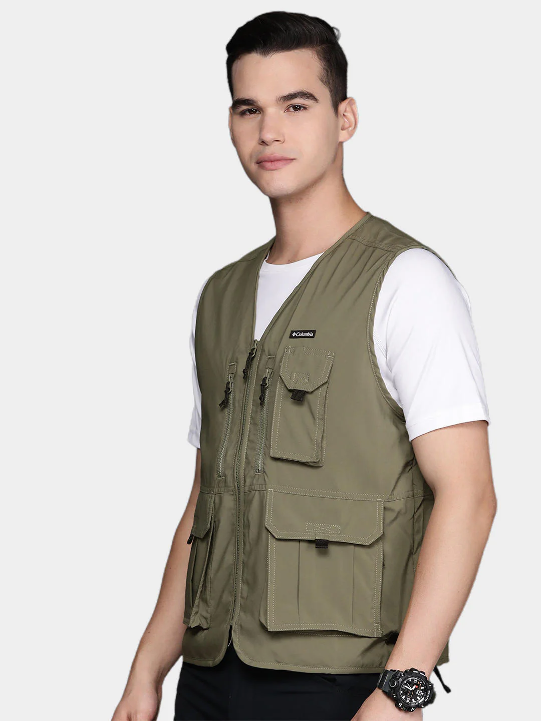 Columbia Men Green Silver Ridge Utility Vest (Sun Protection) - Image 12