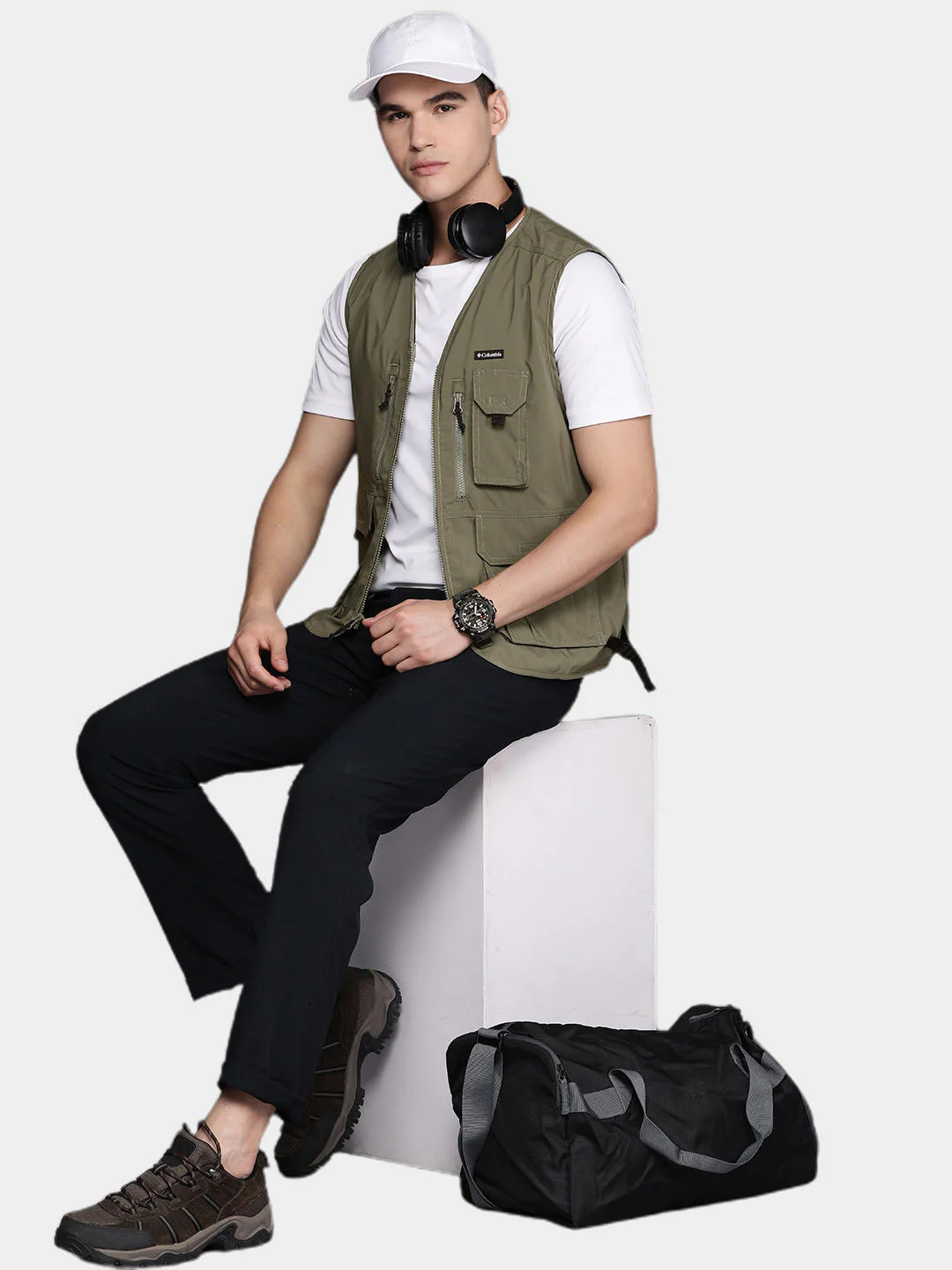 Columbia Men Green Silver Ridge Utility Vest (Sun Protection) - Image 13