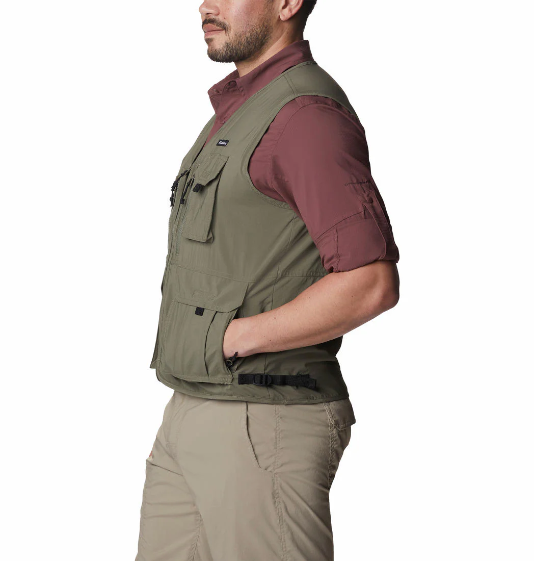 Columbia Men Green Silver Ridge Utility Vest (Sun Protection) - Image 6