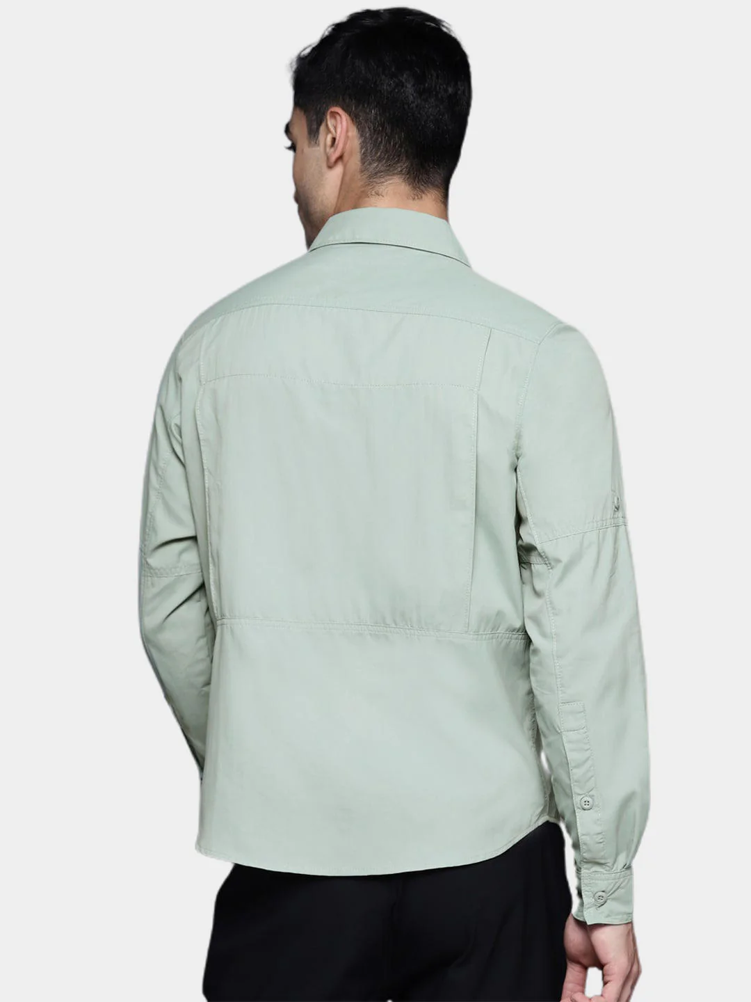 Columbia Men Green Silver Ridge2.0 Long Sleeve Shirt (Sun Protection) - Image 8