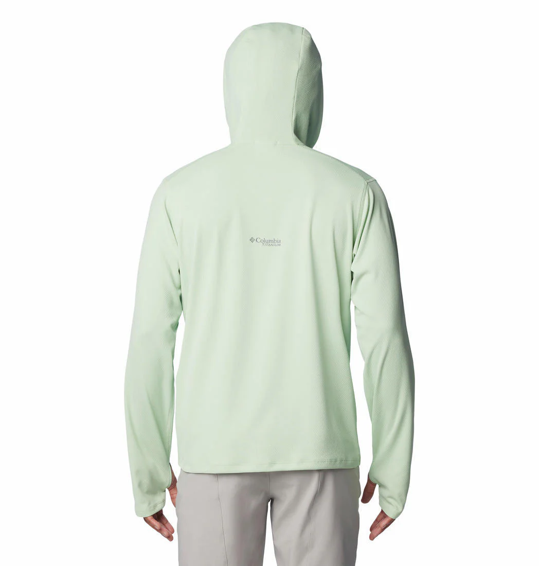 Columbia Men Green Summit Valley Hoodie (Sun Protection) - Image 2