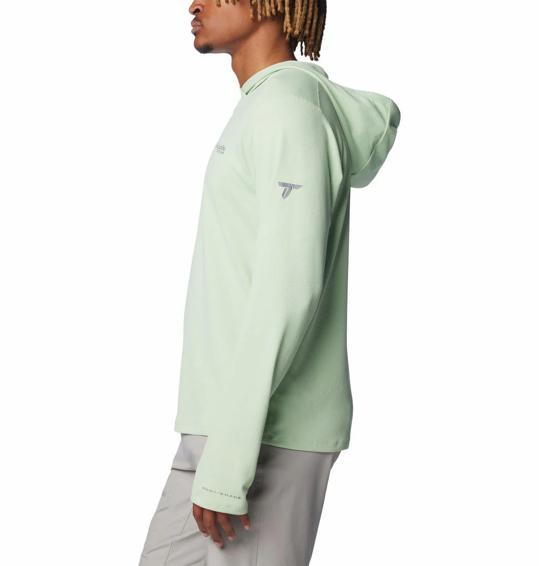 Columbia Men Green Summit Valley Hoodie (Sun Protection) - Image 4