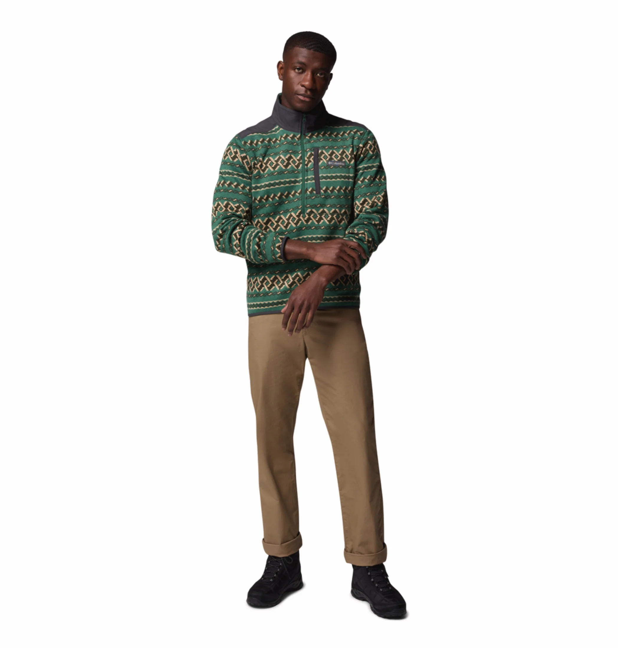 Columbia Men Green Sweater Weather Pullover - Image 6