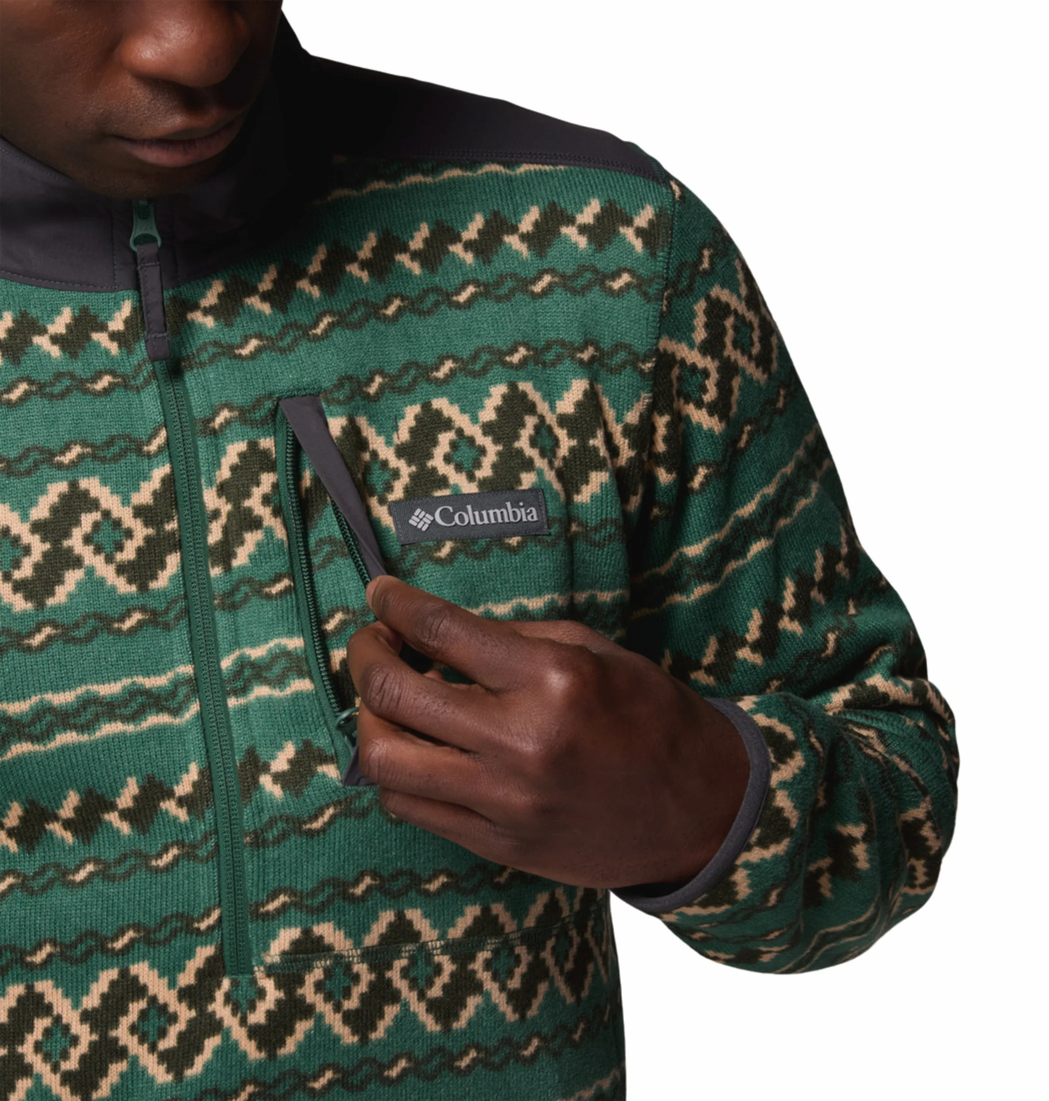 Columbia Men Green Sweater Weather Pullover - Image 8