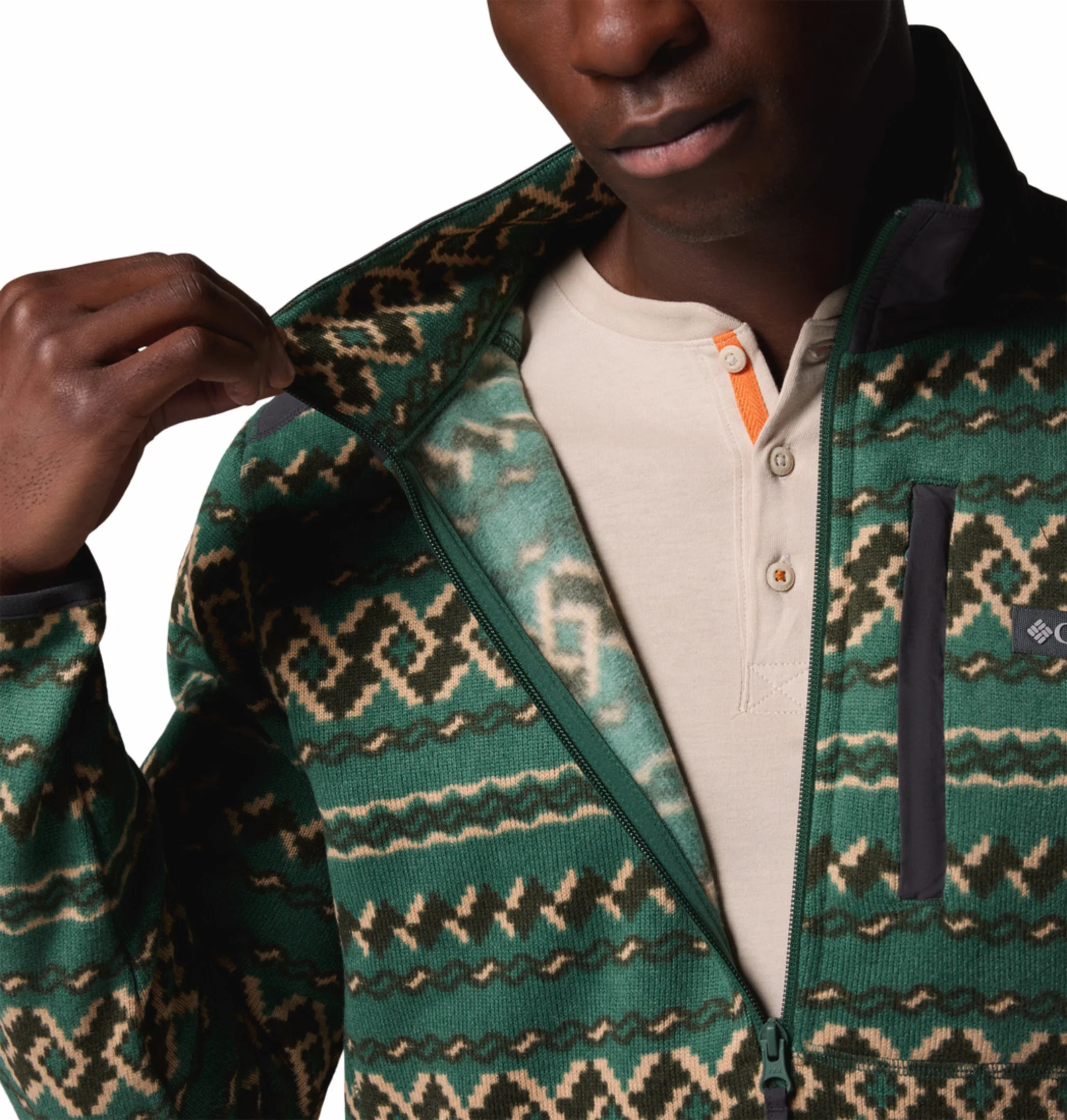Columbia Men Green Sweater Weather Pullover - Image 9