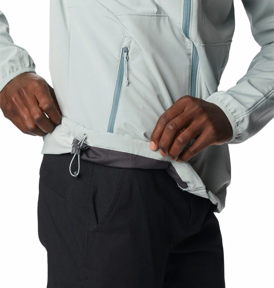 Columbia Men Green Tall Heights Hooded Softshell - Image 4