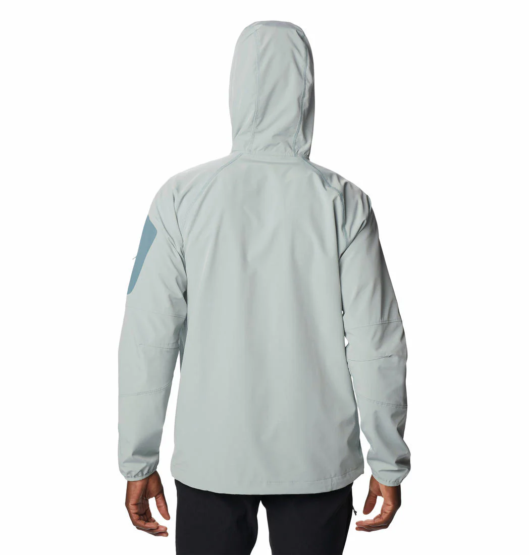 Columbia Men Green Tall Heights Hooded Softshell - Image 6