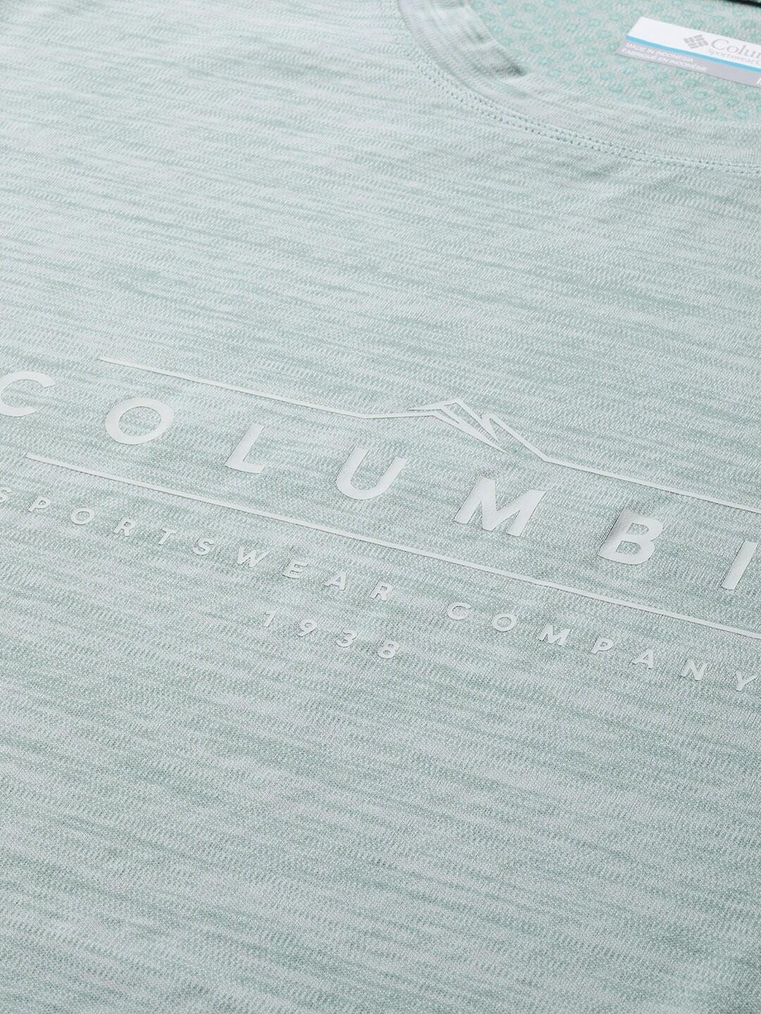 Columbia Men Green Zero Rules Short Sleeve Graphic Shirt (Sun Protection) - Image 6
