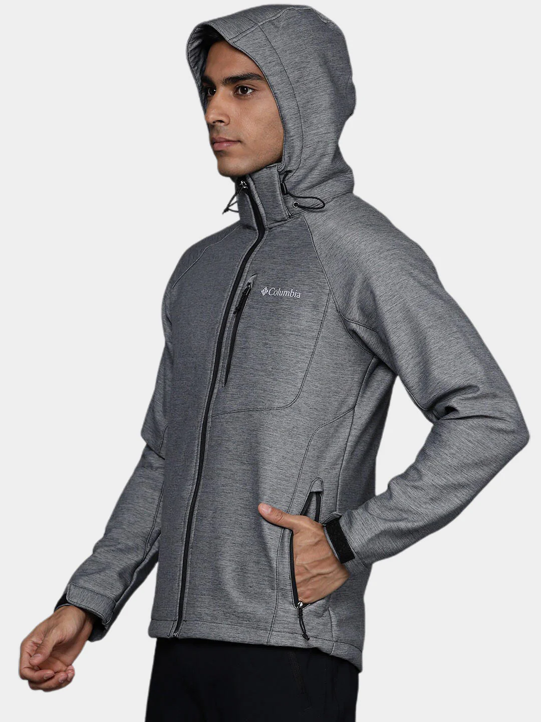 Columbia Men Grey Cascade Ridge II Softshell - Image 12