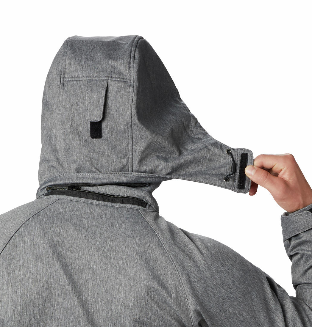 Columbia Men Grey Cascade Ridge II Softshell - Image 3