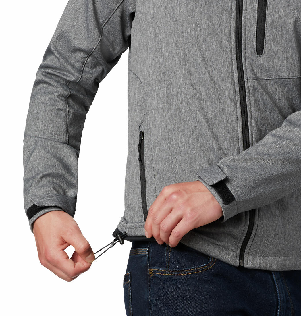 Columbia Men Grey Cascade Ridge II Softshell - Image 4