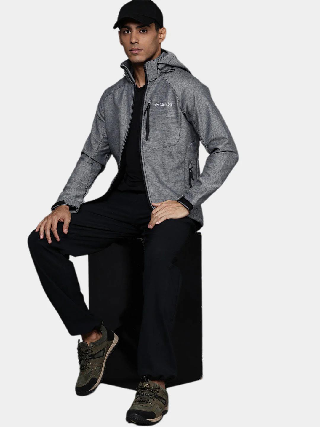 Columbia Men Grey Cascade Ridge II Softshell - Image 9