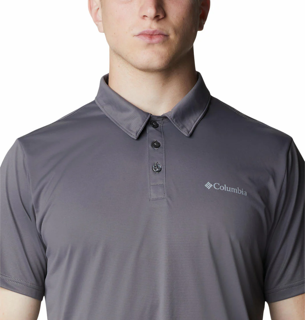 Columbia Men Grey Columbia Hike Polo - Image 5