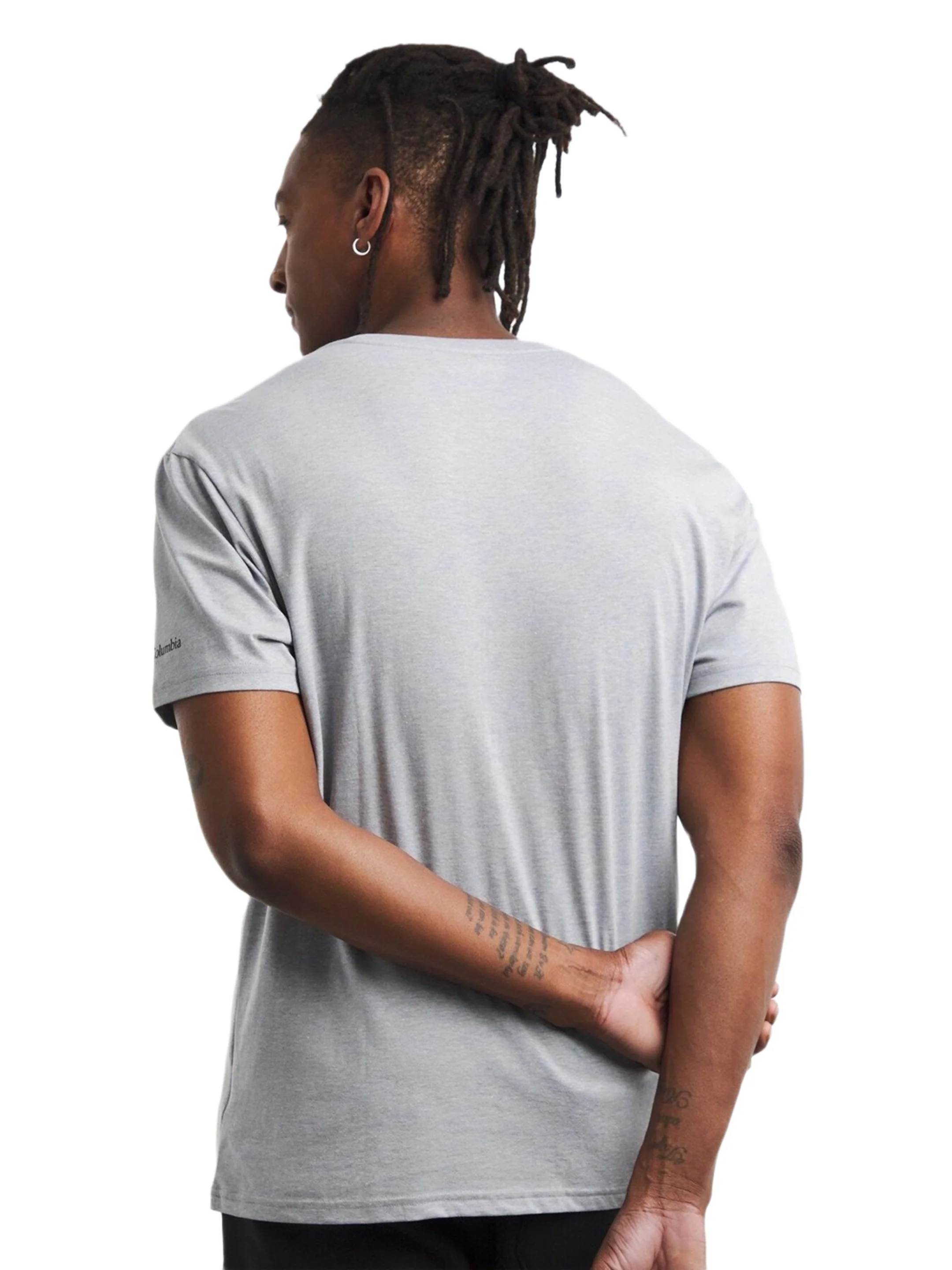 Columbia Men Grey CSC Basic Logo Tshirt - Image 4