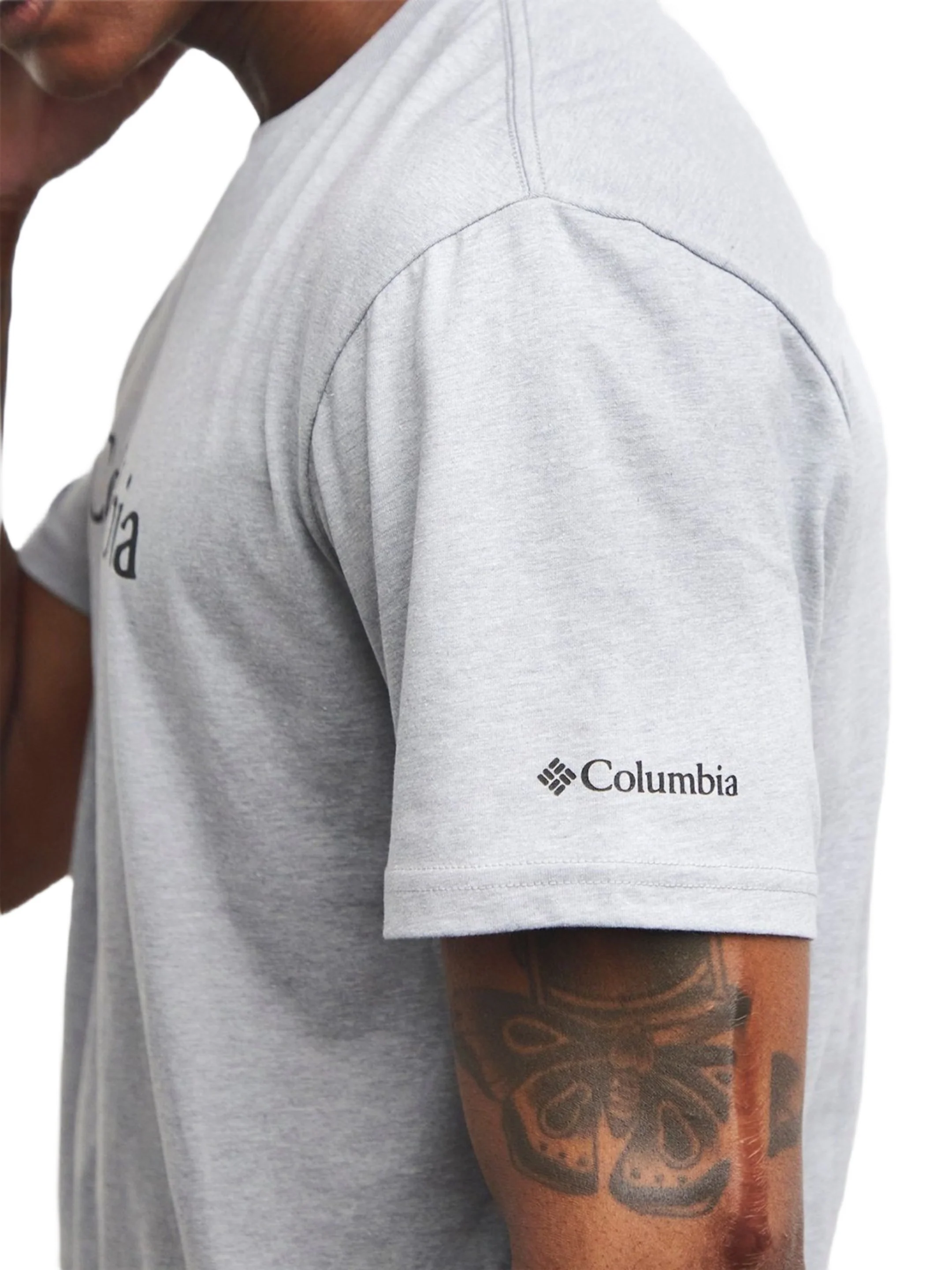 Columbia Men Grey CSC Basic Logo Tshirt - Image 7