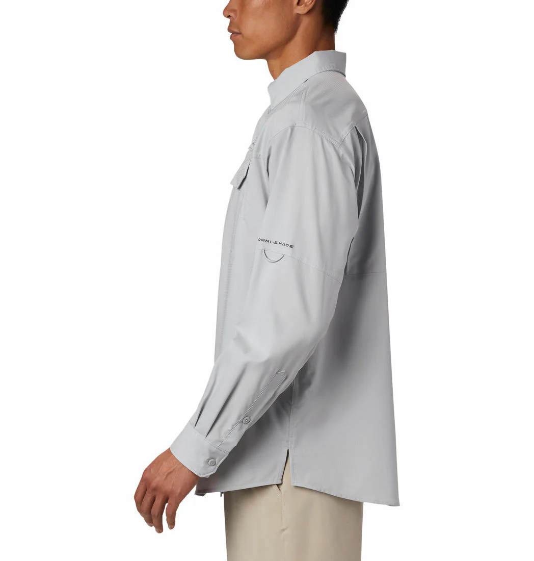 Columbia Men Grey Low Drag Offshore LS Shirt (Sun Protection) - Image 4