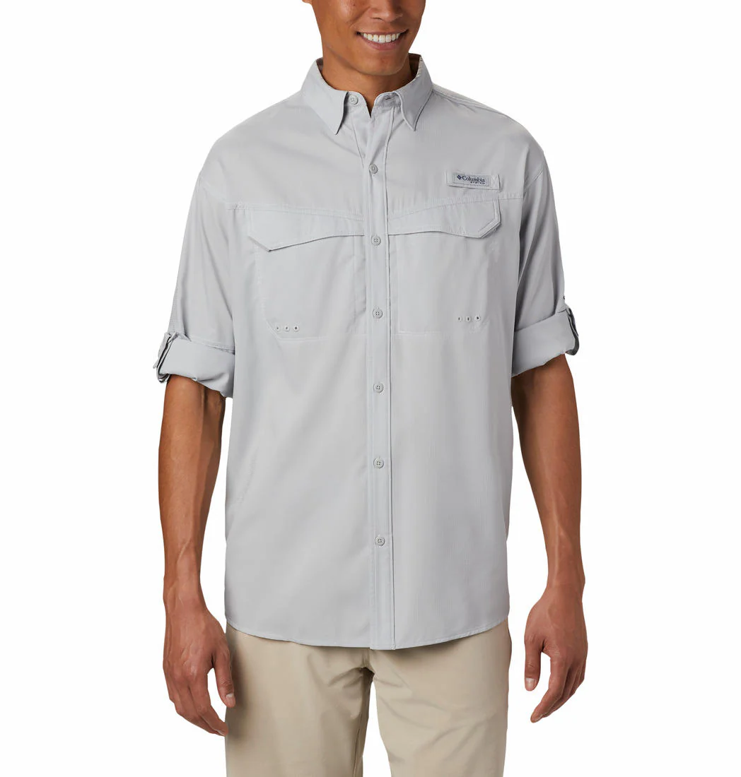 Columbia Men Grey Low Drag Offshore LS Shirt (Sun Protection) - Image 7