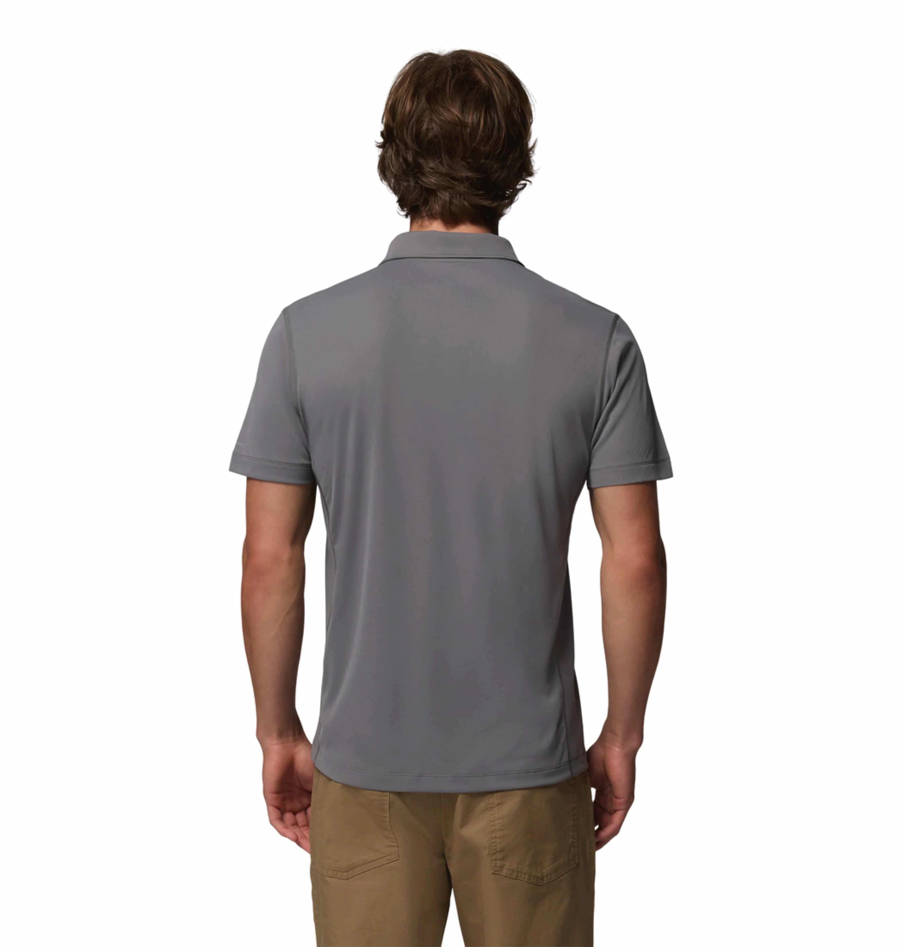 Columbia Men Grey Omni-Freeze Zero Rules Polo Tshirt - Image 4