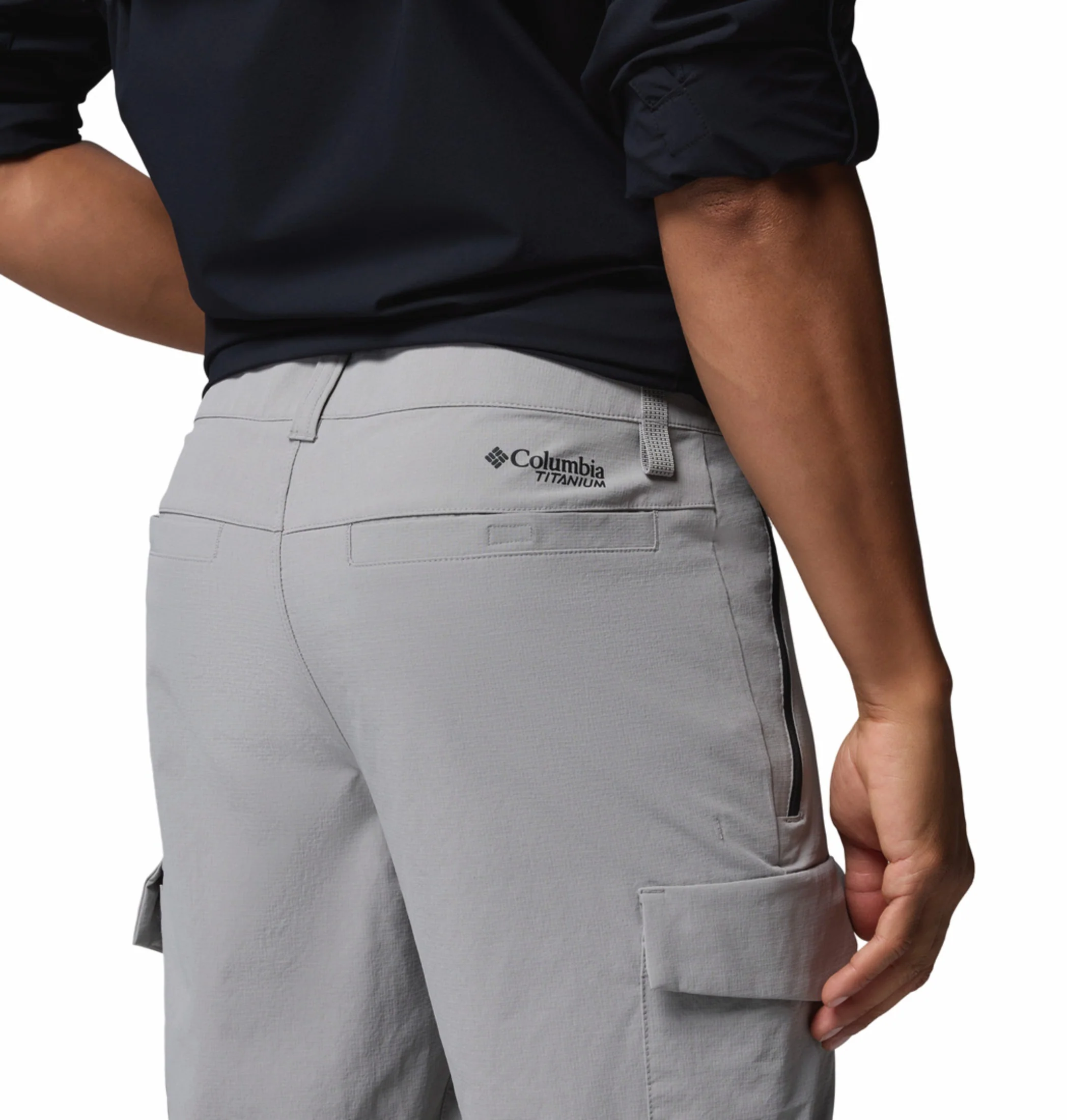 Columbia Men Grey Omni-Shade Silver Ridge Elite Convertible Pant (Plus Size) - Image 8