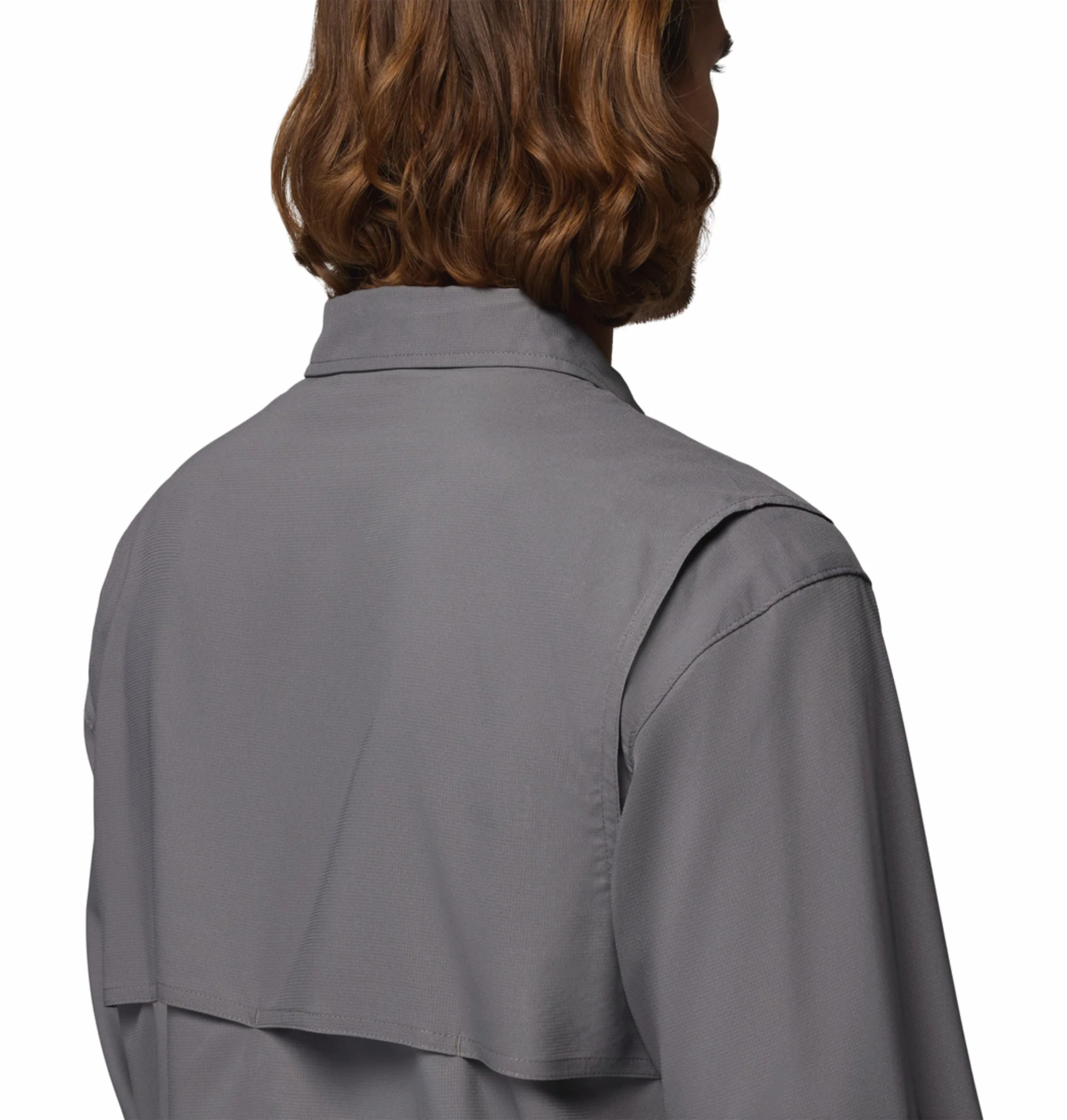 Columbia Men Grey Omni-Shade Silver Ridge Utility II Long Sleeve Shirt - Image 12