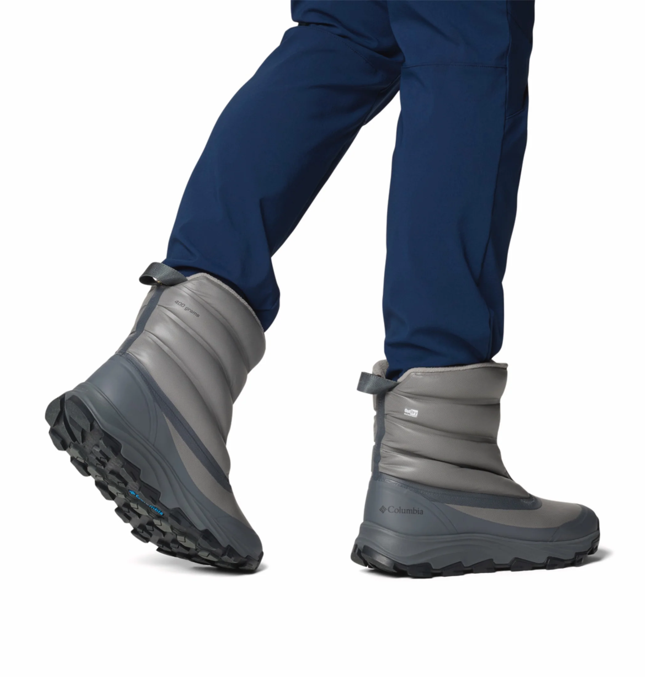 Columbia Men Grey Omnigrip ice Expeditionist Peak ODX Waterproof Snow Sports Boots - Image 12