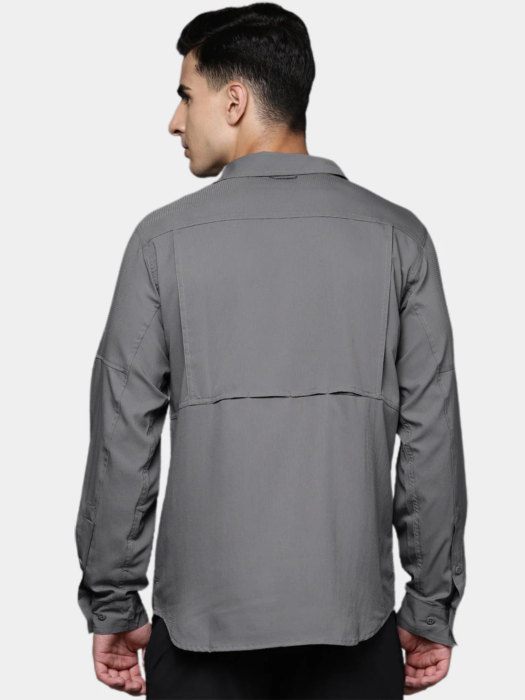 Columbia Men Grey Silver Ridge Utility Lite Long Sleeve (Sun Protection) - Image 11