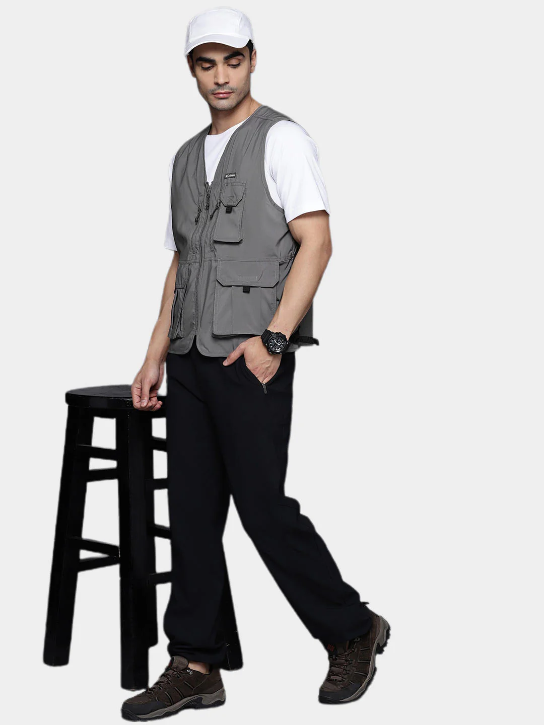 Columbia Men Grey Silver Ridge Utility Vest (Sun Protection) - Image 14